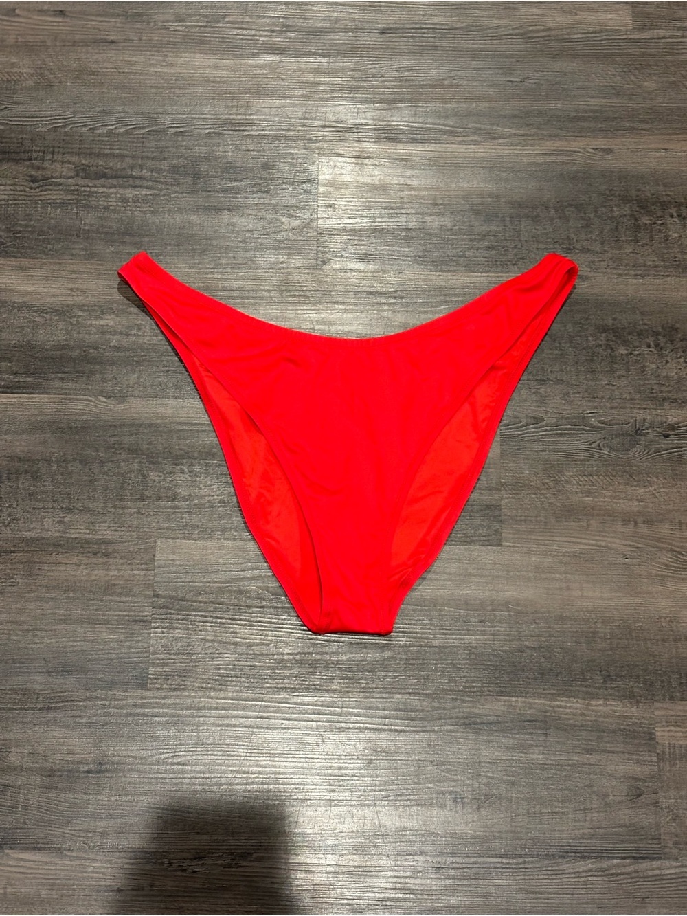 SKIMS High-Cut Bikini Bottoms in Bright Red